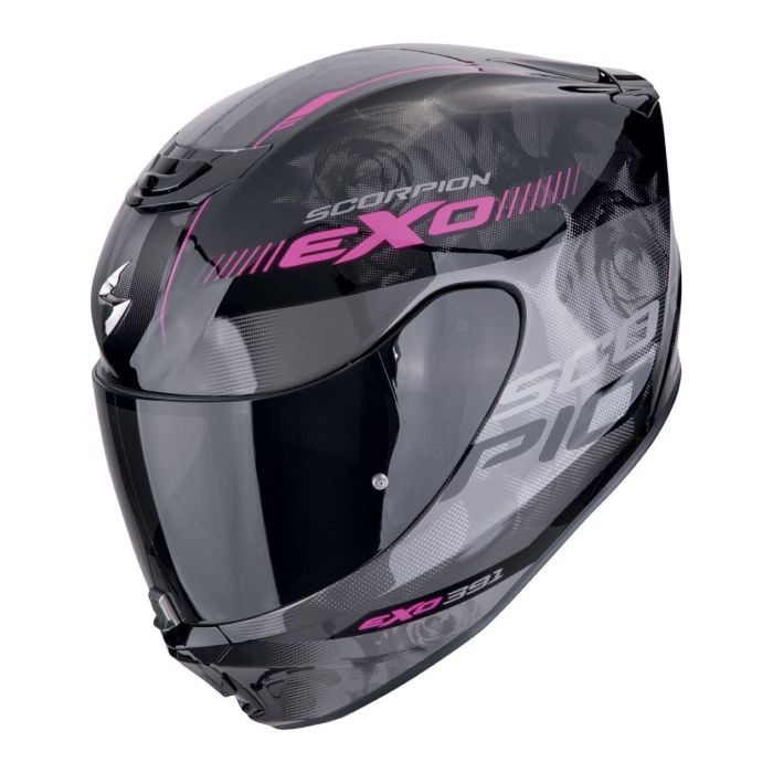 Casco Scorpion Exo-391 Ava Nero-rosa