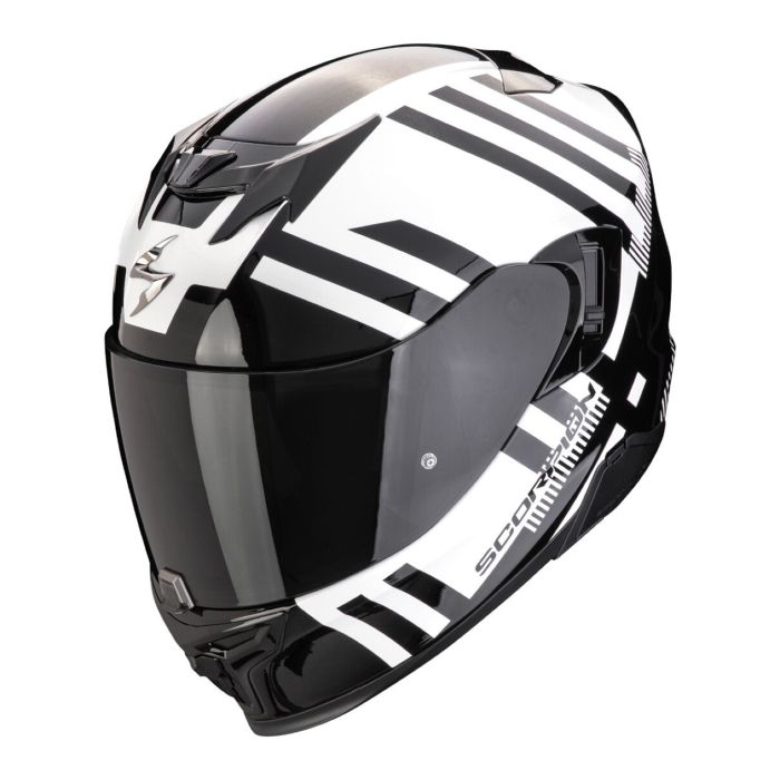 Casco Scorpion Exo-520 Evo Air Banshee Bianco Perla-nero