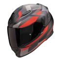 Casco Scorpion Exo-491 Abilis Nero Opaco-argento-r