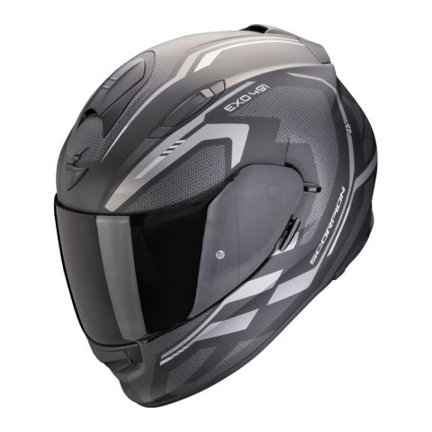 Casco Scorpion Exo-491 Kripta Nero-argento