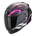 Casco Scorpion Exo-491 Kripta Nero-rosa-bianco