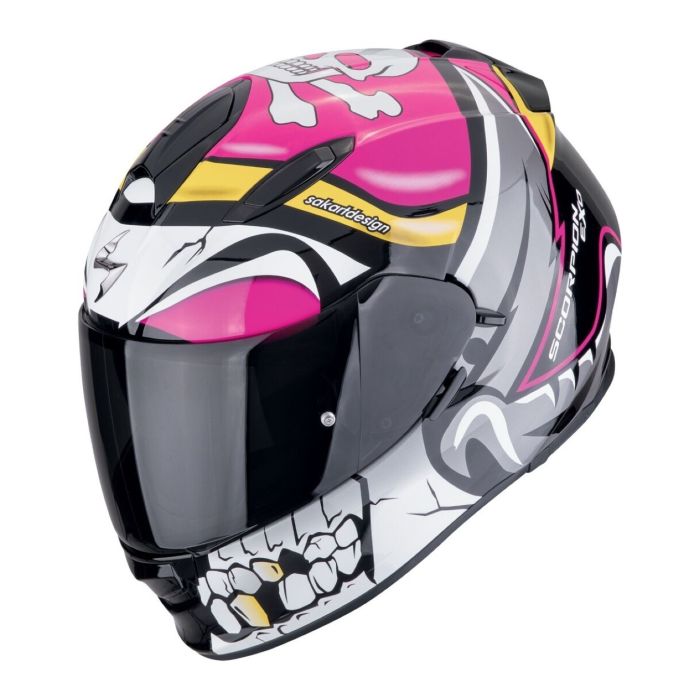 Casco Scorpion Exo-491 Pirate Rosa