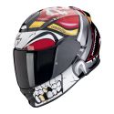 Casco Scorpion Exo-491 Pirate Rosso