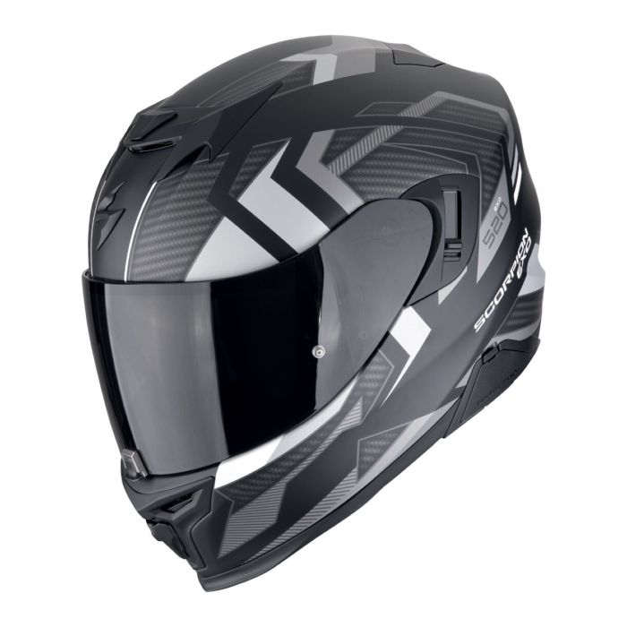 Casco Scorpion Exo-520 Evo Air Sensus Nero Opaco-argento