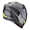 Casco Scorpion Exo-520 Evo Air Terra Nero-argento-giallo