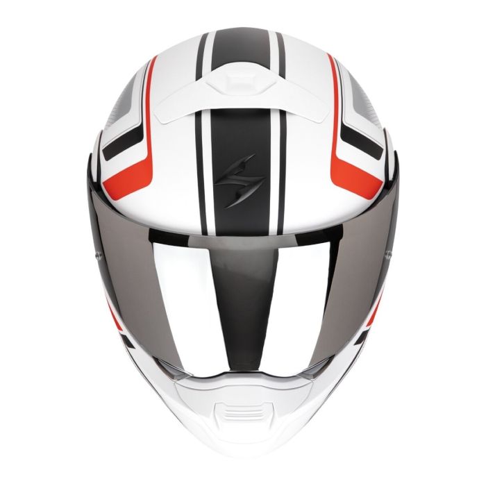 Casco Scorpion Exo-930 Evo Ardens Bianco Opaco-nero-ro