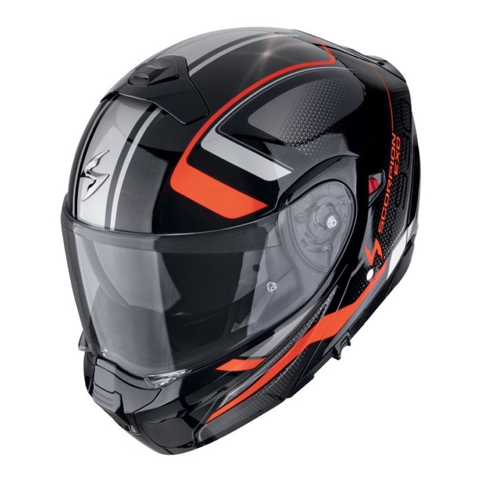 Casco Scorpion Exo-930 Evo Ardens Nero Metal-rosso