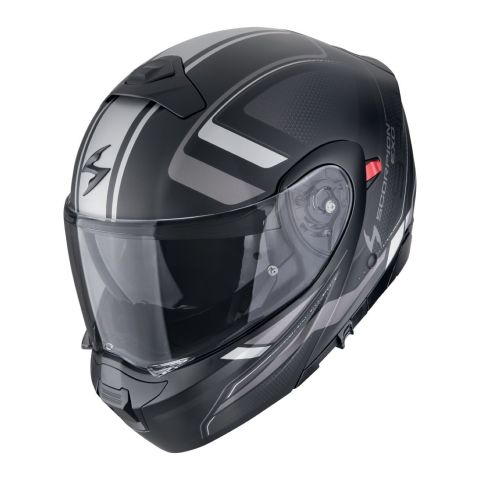 Casco Scorpion Exo-930 Evo Ardens Nero Opaco-argento