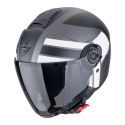 Casco Scorpion Exo-city Ii Blur Argento Opaco-nero-b