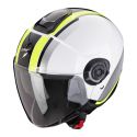 Casco Scorpion Exo-city Ii Vel Bianco-giallo Neon