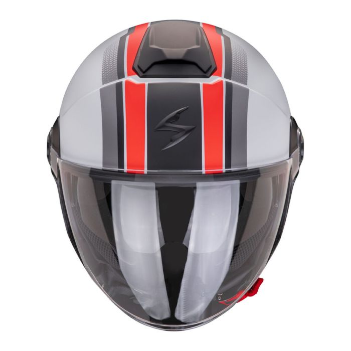Casco Scorpion Exo-city Ii Vel Grigio-rosso Opaco