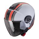 Casco Scorpion Exo-city Ii Vel Grigio-rosso Opaco