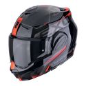Casco Scorpion Exo-tech Evo Traveller Nero-rosso