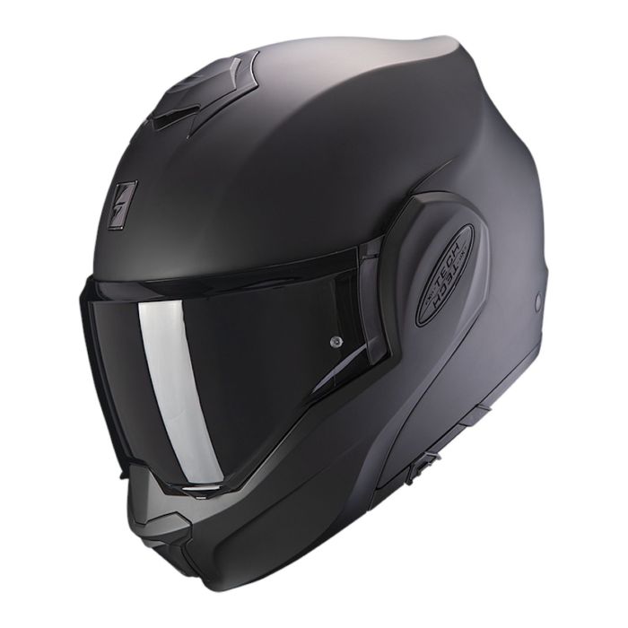 Casco Scorpion Exo-tech Evo Pro Solid Nero Perla Opaco