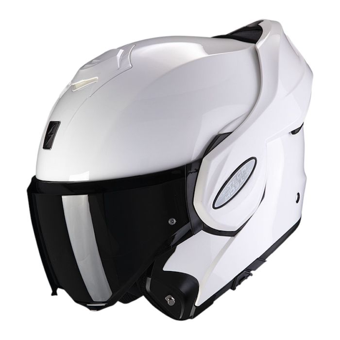 Casco Scorpion Exo-tech Evo Pro Solid Bianco Perla
