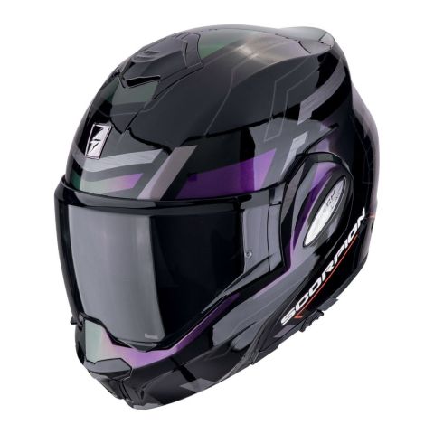 Casco Scorpion Exo-tech Evo Conquer Nero-camaleon