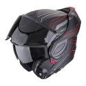 Casco Scorpion Exo-tech Evo Conquer Nero Opaco-rosso