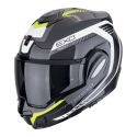Casco Scorpion Exo-tech Evo Carbon Cosy Nero-neon Giallo