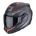 Casco Scorpion Exo-tech Evo Carbon Cosy Nero Opaco-rosso