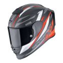 Casco Scorpion Exo-r1 Evo Carbon Air Runner Nero Opaco-rosso