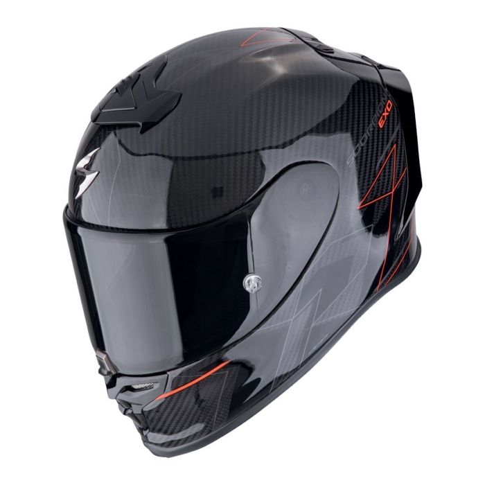 Casco Scorpion Exo-r1 Evo Carbon Air Cynergy Nero-rosso