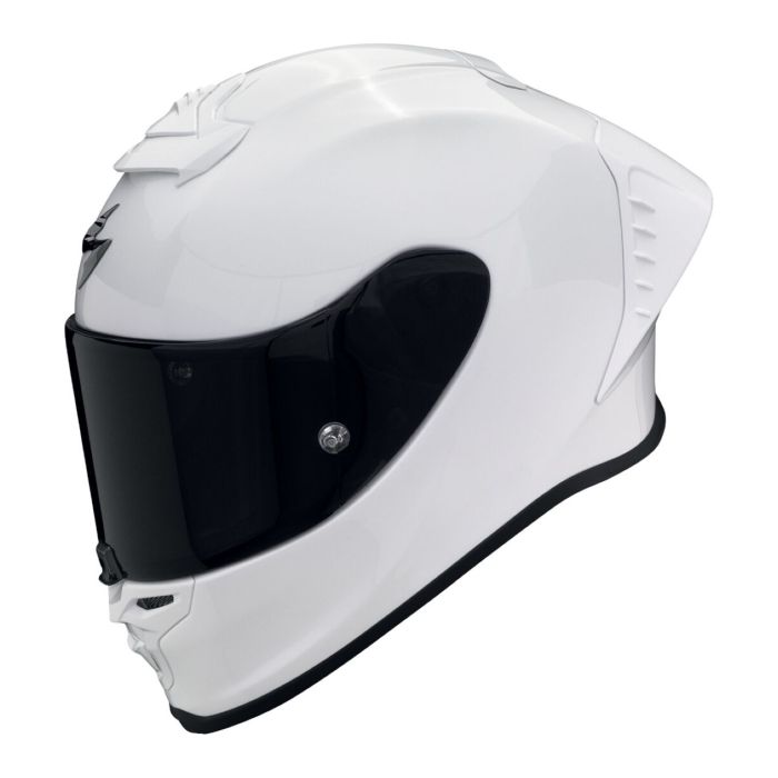Casco Scorpion Exo-r1 Evo Air Fim Racing 1 Solid Perla Bianco