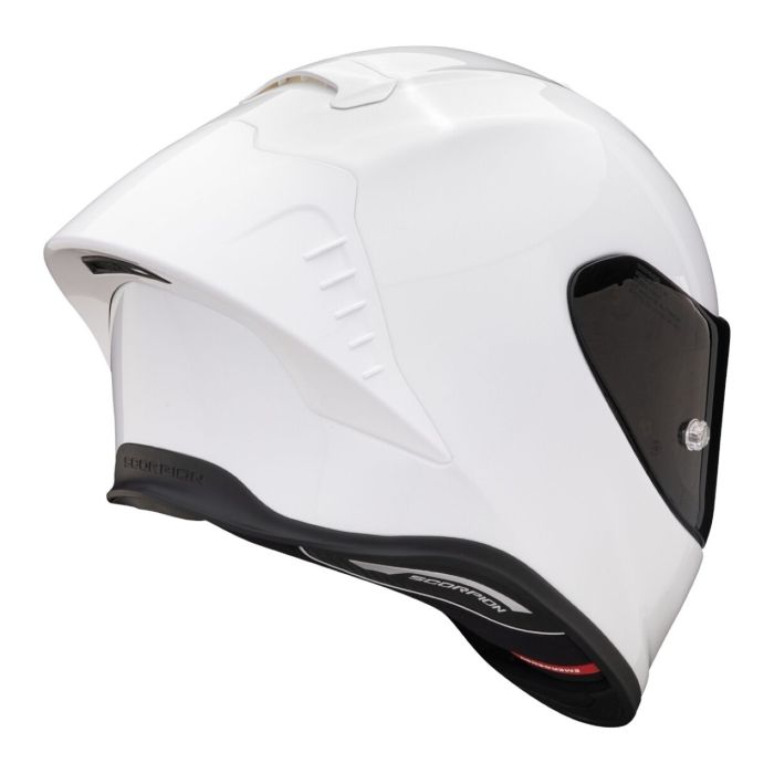 Casco Scorpion Exo-r1 Evo Air Fim Racing 1 Solid Perla Bianco