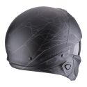 Casco Scorpion Exo-combat II Spiderweb Nero Opaco-argento