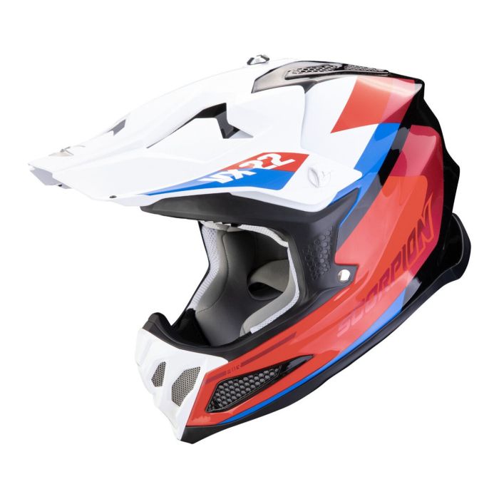 Casco Scorpion Vx-22 Air Beta Sabbia-bianco