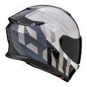 Casco Scorpion Exo-gt Sp Air Touradven Bianco Perla-argento