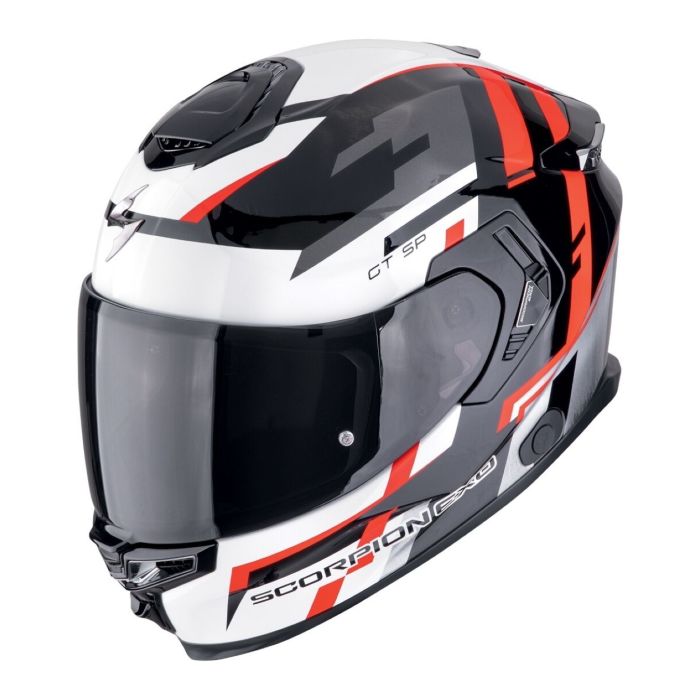Casco Scorpion Exo-gt Sp Air Tornado Nero-rosso