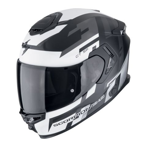 Casco Scorpion Exo-gt Sp Air Tornado Nero Opaco-argento