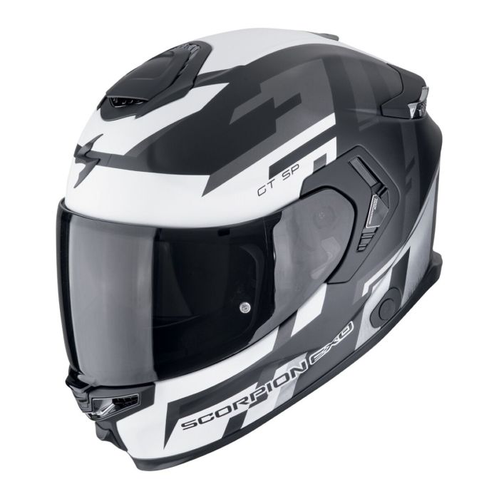 Casco Scorpion Exo-gt Sp Air Tornado Nero Opaco-argento