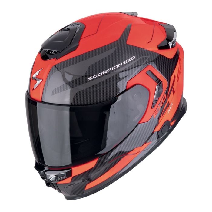 Casco Scorpion Exo-gt Sp Air Flex Nero-neon Rosso
