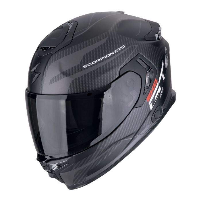 Casco Scorpion Exo-gt Sp Air Flex Nero Opaco-argento