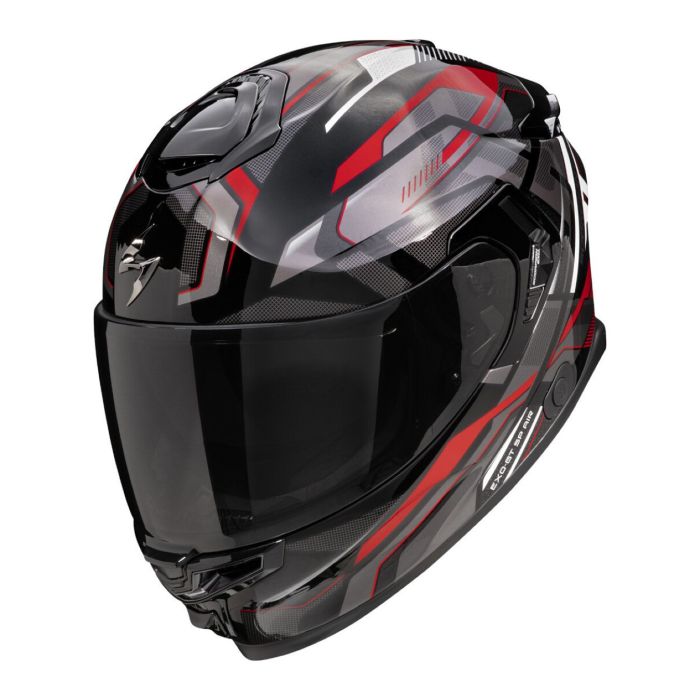 Casco Scorpion Exo-gt Sp Air Augusta Nero-grigio-rosso