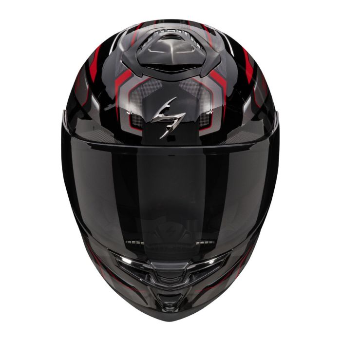 Casco Scorpion Exo-gt Sp Air Augusta Nero-grigio-rosso