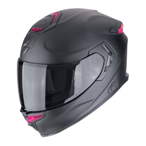 Casco Scorpion Exo-gt Sp Air Solid Nero Opaco-rosa