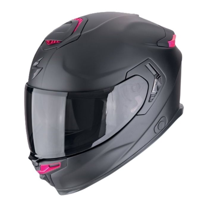 Casco Scorpion Exo-gt Sp Air Solid Nero Opaco-rosa