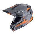 Casco Scorpion Vx-16 Evo Air Rod Grigio-arancione