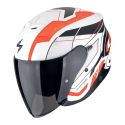 Casco Scorpion Exo-z1 Vue Bianco Opaco-rosso-n