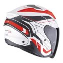 Casco Scorpion Exo-z1 Vue Bianco Opaco-rosso-n