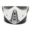 MentoneWhite Gloss Casco Airoh J106 Nd