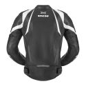 Giacca In Pelle Ixs Darren Nero Bianco