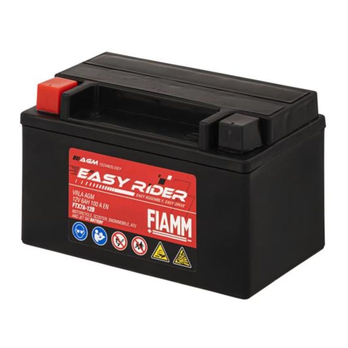 Batteria Fiamm Agm Ftx7a-12b - Ytx7a-bs 12v. 6 Ah.