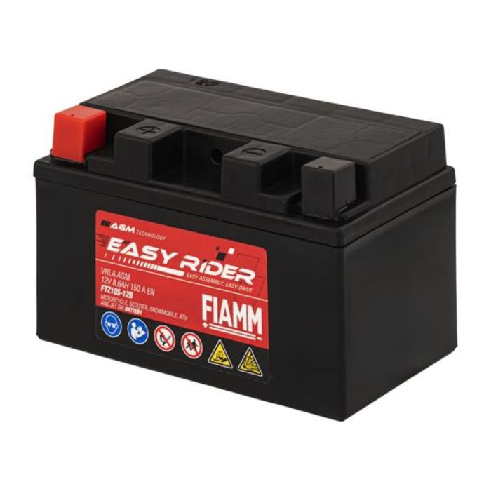 Batteria Fiamm Agm Ftz10s-12b - Ytz10s 12v. 8.6 Ah.