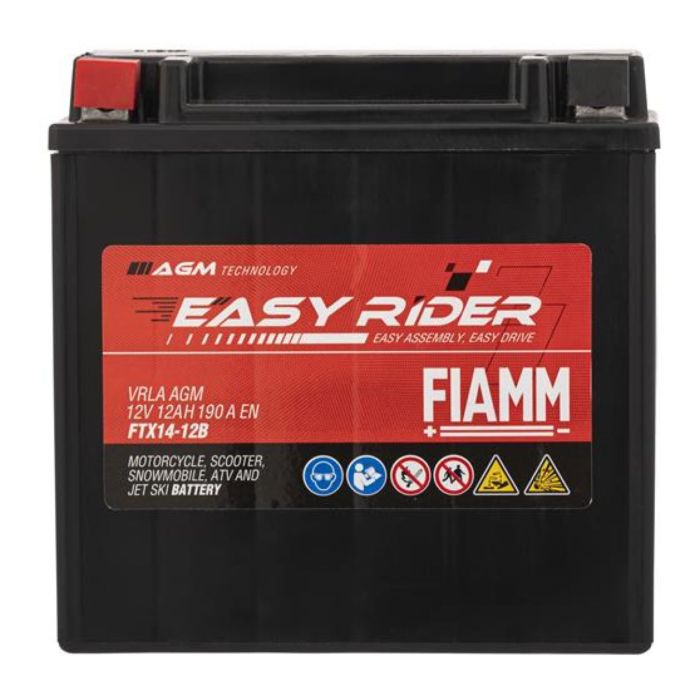Batteria Fiamm Agm Ftx14-12b - Ytx14-bs 12v. 12 Ah.
