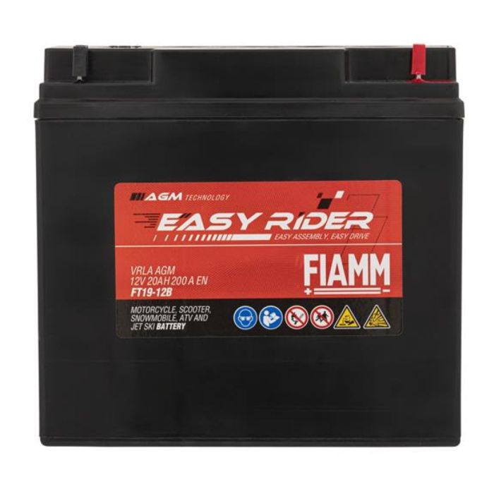 Batteria Fiamm Agm Ft19-12b - G19 12v. 20 Ah.