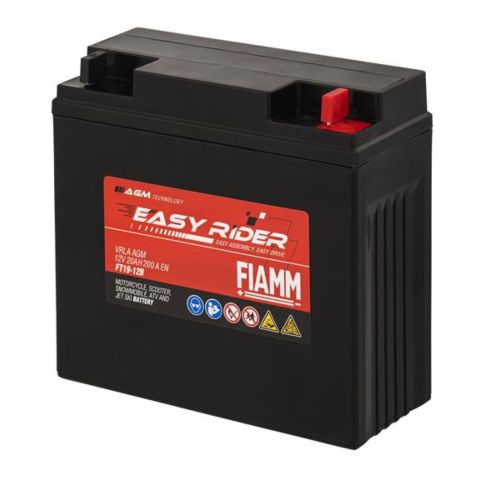 Batteria Fiamm Agm Ft19-12b - G19 12v. 20 Ah.