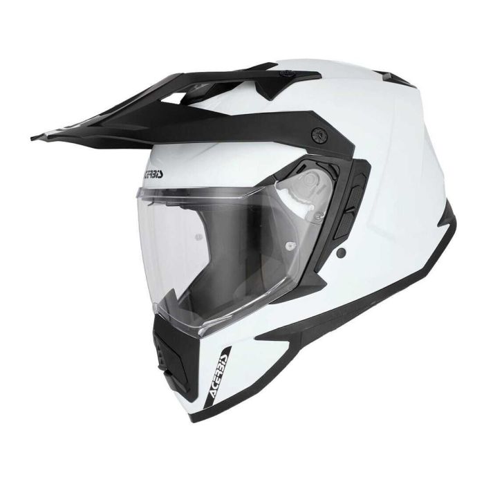 Casco Enduro Acerbis Assault Mono Bianco